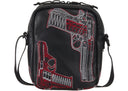 Supreme Guns Embroidered Leather Shoulder Bag Black one-kickz