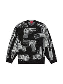 Supreme Guns Sweater Black one-kickz