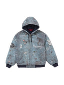 Supreme HJR Trompe L'oeil Hooded Work Jacket 'Blue'