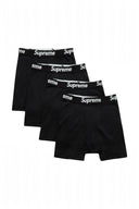 Supreme Hanes Boxer Briefs 4 Pack Black one-kickz
