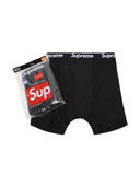 Supreme Hanes Boxer Briefs 4 Pack Black one-kickz