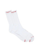 Supreme Hanes Crew Socks 4 Pack White one-kickz
