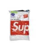 Supreme Hanes Tagless Tees 3 Pack White one-kickz