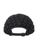 Supreme Hole Punch Rhinestone Denim 6-Panel Black one-kickz