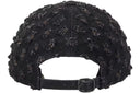 Supreme Hole Punch Rhinestone Denim 6-Panel Black one-kickz