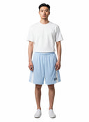 One Kickz Supreme Jordan Short (SS26) Blue, de malla ligera con detalles blancos y logo de Jordan bordado.