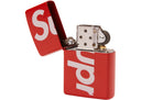 Supreme Logo Zippo Red one-kickz