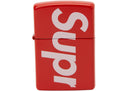 Supreme Logo Zippo Red one-kickz