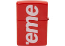 Supreme Logo Zippo Red one-kickz