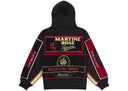 Supreme Martine Rose Towel Zip Up Hooded Sweatshirt Black one-kickz
