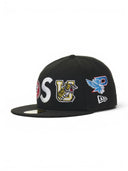 Supreme Mascots S Logo New Era 59Fifty Fitted Cap Black one-kickz