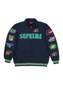 Supreme Mascots Zip Up Sweatshirt Navy one-kickz