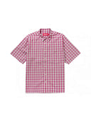 Supreme Mini Plaid S/S Shirt Pink