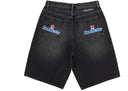 Supreme Mitchell & Ness Washington Bullets Baggy Denim Short Black one-kickz