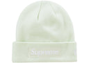 Supreme New Era Box Logo Beanie FW23 Light Green one-kickz