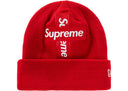 Supreme New Era Cross Box Logo Beanie Red one-kickz