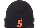 Supreme New Era Devil S Logo Beanie Black one-kickz