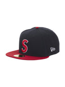 Supreme New Era Reaper S Logo 59Fifty Fitted Hat Navy one-kickz