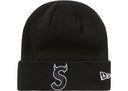 Supreme New Era S Logo Beanie FW22 Black one-kickz