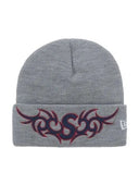 Supreme New Era Tribal S Logo Beanie Heather Grey one-kickz