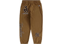 Supreme New York Yankees Kanji Sweatpant Dark Khaki one-kickz