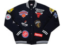 Supreme Nike/NBA Teams Warm-Up Jacket Black one-kickz