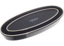 Supreme Oval Tray Black