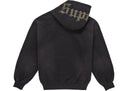 Supreme Overdyed Studded Hooded Sweatshirt Black one-kickz