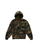 Supreme Patches Zip Up Hooded Sweatshirt Woodland Camo one-kickz