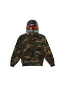 Supreme Patches Zip Up Hooded Sweatshirt Woodland Camo one-kickz