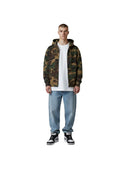 Supreme Patches Zip Up Hooded Sweatshirt Woodland Camo one-kickz