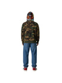 Supreme Patches Zip Up Hooded Sweatshirt Woodland Camo one-kickz