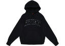 Supreme Patent/Chenille Arc Logo Hooded Sweatshirt Black one-kickz