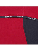Supreme Piping Zip Up Hooded Sweatshirt Red one-kickz
