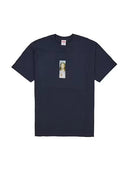 Supreme Prayer Card Box Logo Tee Navy one-kickz