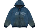 Supreme Reflective Arc Hooded Work Jacket Denim