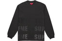 Supreme Reflective L/S Top Black