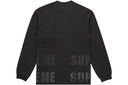 Supreme Reflective L/S Top Black