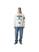Supreme Rhinestone Eagle Hooded Sweatshirt White