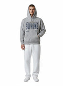 Supreme Rhinestone Hooded Sweatshirt Heather Grey one-kickz