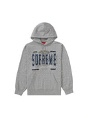 Supreme Rhinestone Hooded Sweatshirt Heather Grey one-kickz