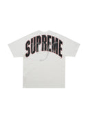 Supreme Rhinestone Script S/S Top White one-kickz