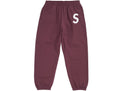 Supreme S Logo Sweatpant FW24 Maroon one-kickz