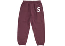 Supreme S Logo Sweatpant FW24 Maroon one-kickz