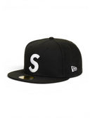Supreme Screw Ball S Logo New Era 59Fifty Fitted Hat Black one-kickz