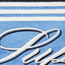 Supreme Script Stripe Half Zip Sweater Navy