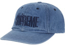 Supreme Splatter 6-Panel Blue Denim one-kickz