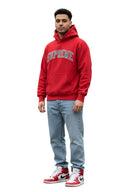 Supreme Stars Arc Hooded Sweatshirt Red