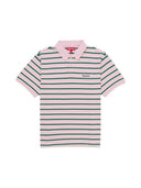 Supreme Stripe Polo Pink