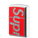 Supreme Swarovski Zippo Red
